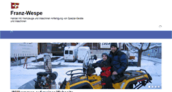 Desktop Screenshot of franz-wespe.ch