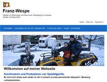 Tablet Screenshot of franz-wespe.ch